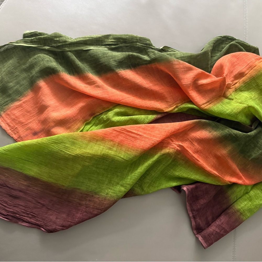 Color Blocked Wrap/Scarf.